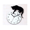 Cat climbing on the Clock Wall Clock Fashionable Creative Small Cat Wall Clock Art Simple Quartz Wall Clock Silent - Mega Save Wholesale & Retail