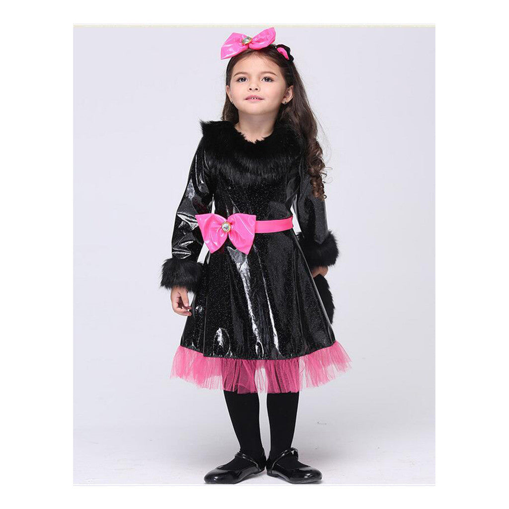 Children Kid Girl Costume Cat Lady Skirt Dress Cosplay - Mega Save Wholesale & Retail