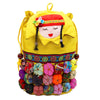 National Style Pumpkin Bag Backpack Student Bag Hand-made Embroidery