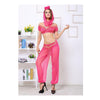 Pole Dance DS Lead Dancer Garment Halloween Night Club Costume India Belly Dance  rose red M - Mega Save Wholesale & Retail - 3