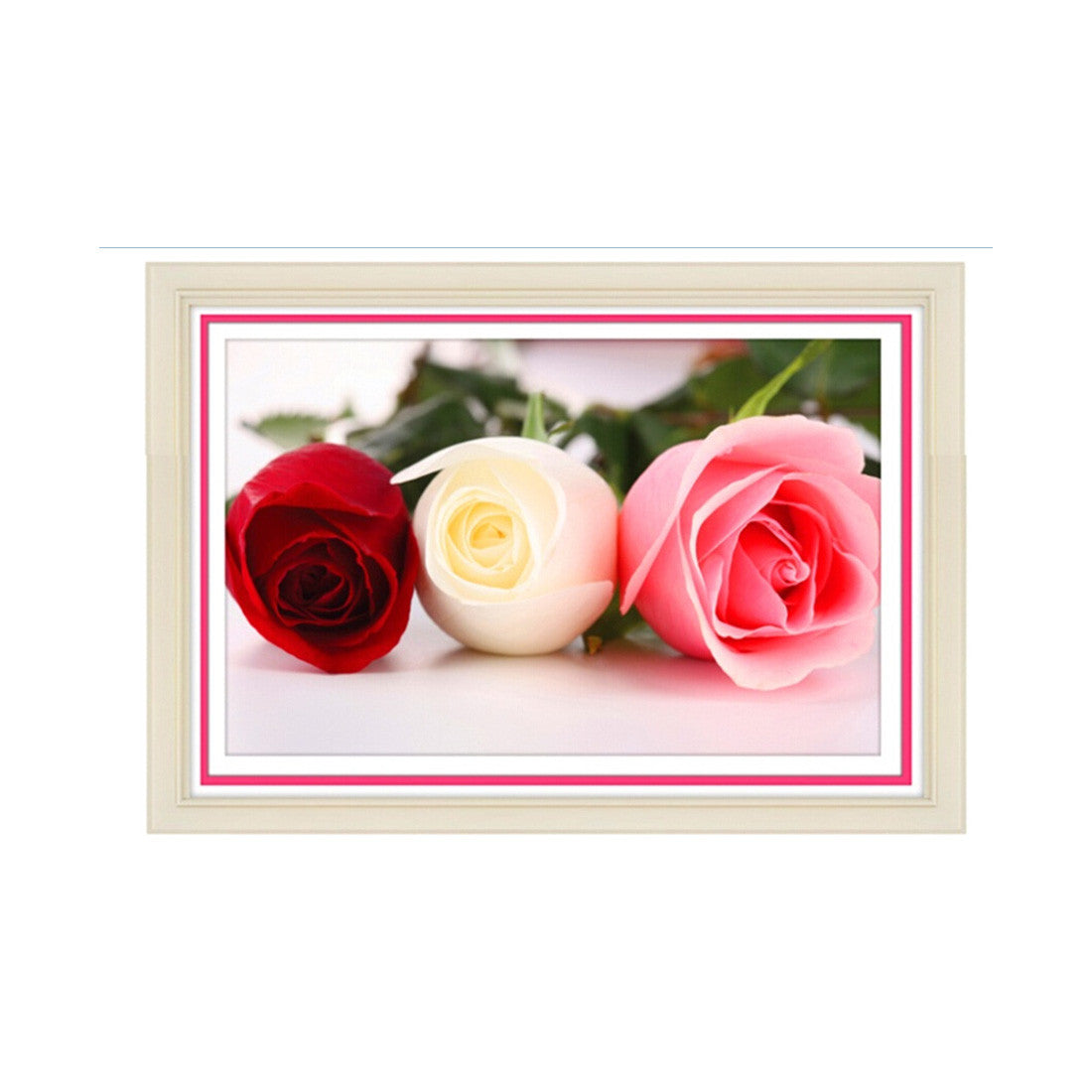 Diamond Cross Stitch Square Diamond Living Room Diamond Painting Dining Room Rose's Kiss Diamond Paste - Mega Save Wholesale & Retail