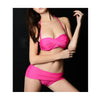 Women Swimwear Swimsuit Sexy Bikini  rose red  S - Mega Save Wholesale & Retail - 2