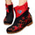 Vintage Beijing Cloth Shoes Embroidered Boots black - Mega Save Wholesale & Retail - 1