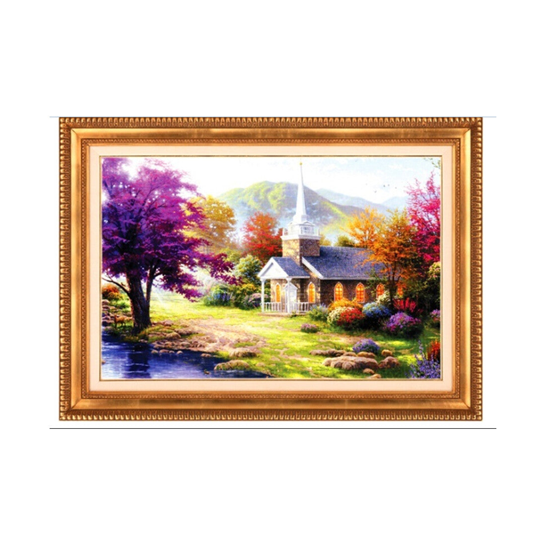 5D Diamond Painting Full-jewelled Cross Stitch Living Room Oil Painting Small House Diamond Paste Sakura's Story Diamond Stitch - Mega Save Wholesale & Retail