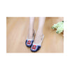Old Beijing Cloth Vintage Beige Embroidered Shoes Sandals for Woman Online in National Style with Colorful Patterns - Mega Save Wholesale & Retail - 1