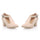 Small Pointed Buckle Thick Heel Thin Shoes  apricot - Mega Save Wholesale & Retail - 1
