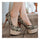 Women Thin Shoes Galvanized Heel Zebra Striation Plus Size  beige - Mega Save Wholesale & Retail - 2
