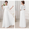 fashion trade openwork lace sexy chiffon skirt dress explosion models series White - Mega Save Wholesale & Retail - 1