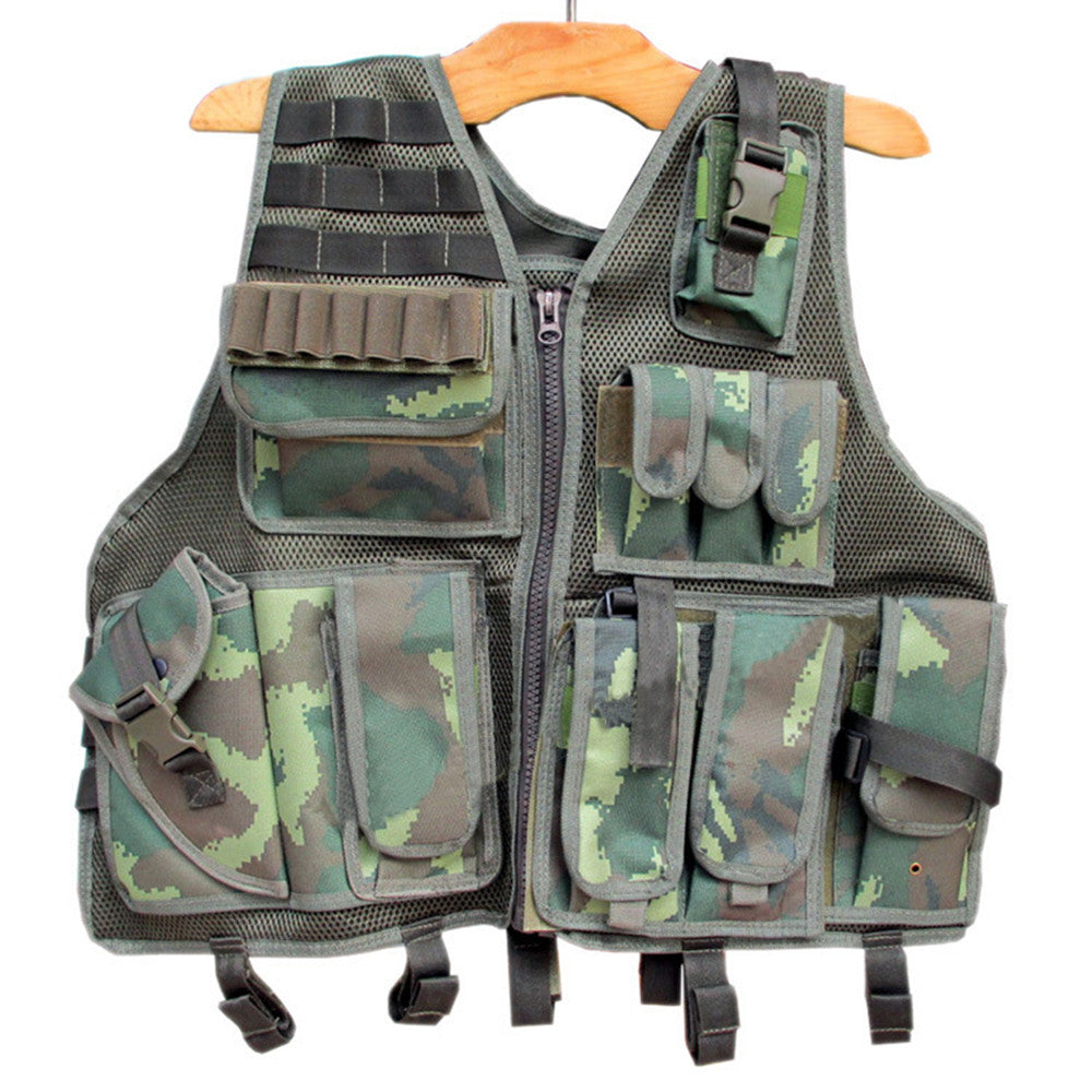 WJ Tactical Vest Airsoft Hunting Special Combat Holster Pouch 