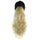 Beige Wig Horsetail Tiger Claw Clip Curled