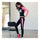 Woman Casual Sports Yoga Fitness Skinny Running Clothes   black rose   S - Mega Save Wholesale & Retail - 2