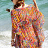 Bikini Swimsuit Swimwear Sunscreen Smock National Style Gauze Dress  national style M - Mega Save Wholesale & Retail - 2
