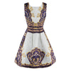 Woman National Style Dress Sleeveless Big Peplum   S - Mega Save Wholesale & Retail - 1