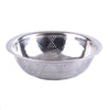 Wash rice wholesale stainless steel pots rice sieve flanging Kitchen Drain vegetables basin basin basin Wash rice bowl fruit   26CM - Mega Save Wholesale & Retail - 1