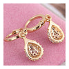 18K Gold Galvanized Zircon Earrings - Mega Save Wholesale & Retail - 3