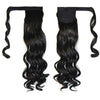 Magic Tape Long Curled Hair Wig Horsetail    black K06-1B# - Mega Save Wholesale & Retail