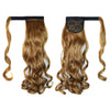 Magic Tape Long Curled Hair Wig Horsetail    khaki K06-27# - Mega Save Wholesale & Retail