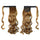 Magic Tape Long Curled Hair Wig Horsetail    khaki K06-27# - Mega Save Wholesale & Retail