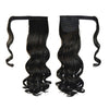 Magic Tape Long Curled Hair Wig Horsetail    natural black K06-2# - Mega Save Wholesale & Retail