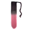 Magic Tape Gradient Ramp Colorful Wig    MST black to cherry pink