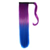 Magic Tape Gradient Ramp Colorful Wig    MST rose red to dark blue