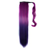 Magic Tape Gradient Ramp Colorful Wig    MST rose redtodark purple