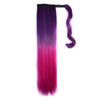 Magic Tape Gradient Ramp Colorful Wig    MSTdaerk purple to rose red 