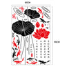 Ink and Wash Lotus Wallpaper Wall Sticker Removeable - Mega Save Wholesale & Retail - 2