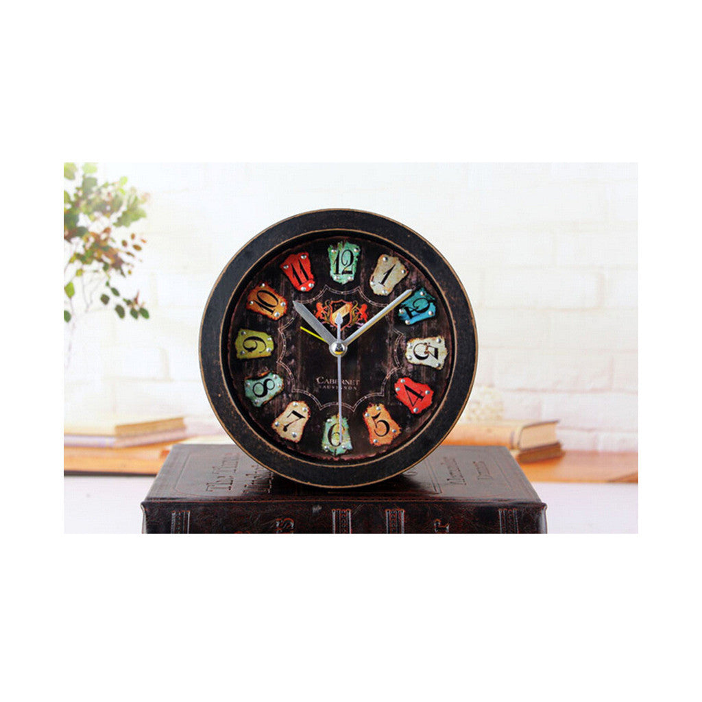 Beautiful Flower Romantic Rose DIY Wall Clock DIY Clock Countryside Simple Fashionable Creative Silent   Two-color flower - Mega Save Wholesale & Retail - 1