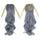 Wig Horsetail Black to Granny Grey Curled    MWlight granny grey curled - Mega Save Wholesale & Retail