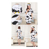 Unisex Adult Pajamas  Cosplay Costume Animal Onesie Sleepwear Suit Summer cow - Mega Save Wholesale & Retail