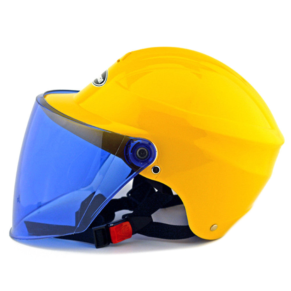 Motorcycle Motor Bike Scooter Safety Helmet 301   yellow - Mega Save Wholesale & Retail - 1