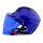 Motorcycle Motor Bike Scooter Safety Helmet 301   blue - Mega Save Wholesale & Retail - 1