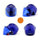 Motorcycle Motor Bike Scooter Safety Helmet 301   blue - Mega Save Wholesale & Retail - 2