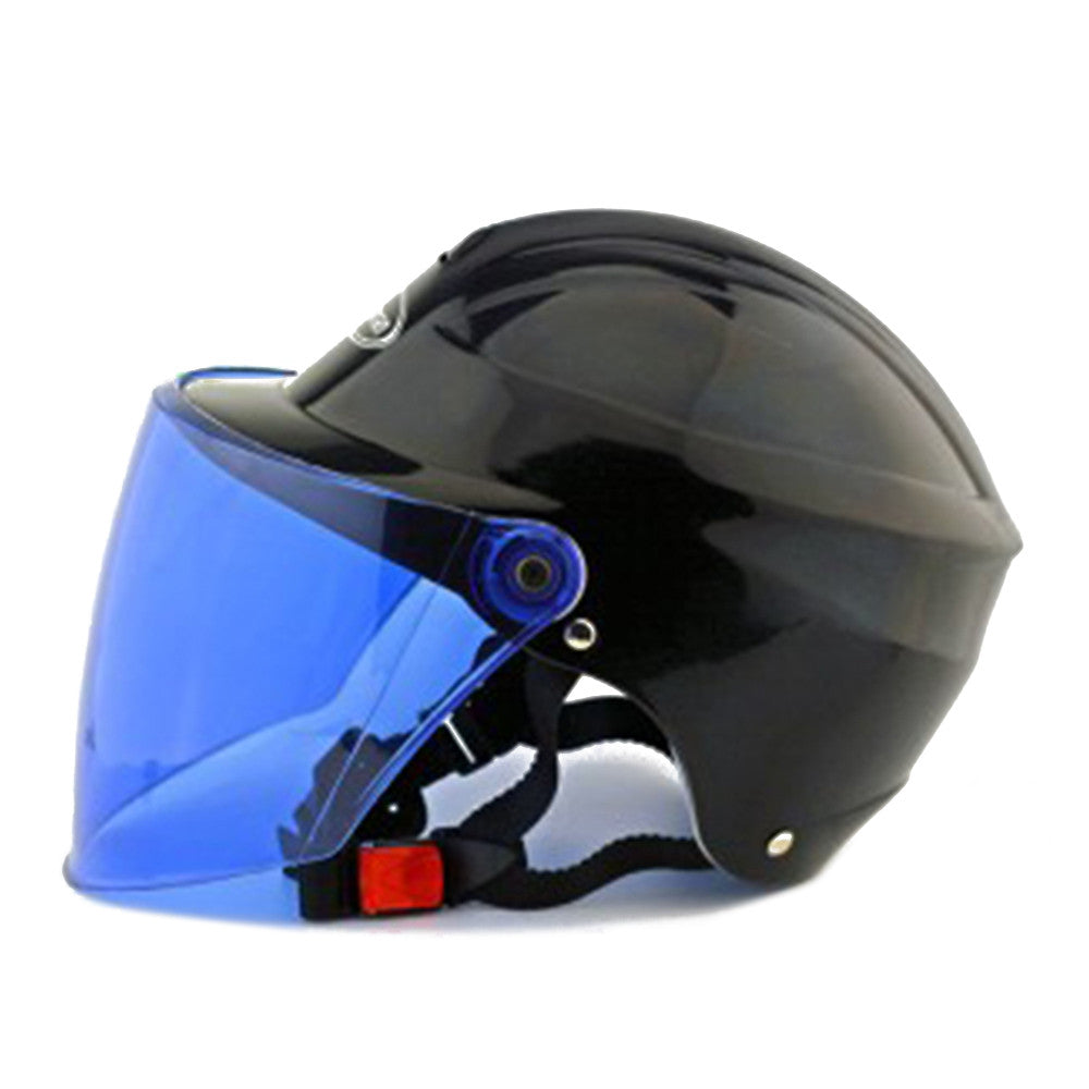 Motorcycle Motor Bike Scooter Safety Helmet 301   bright black - Mega Save Wholesale & Retail - 1
