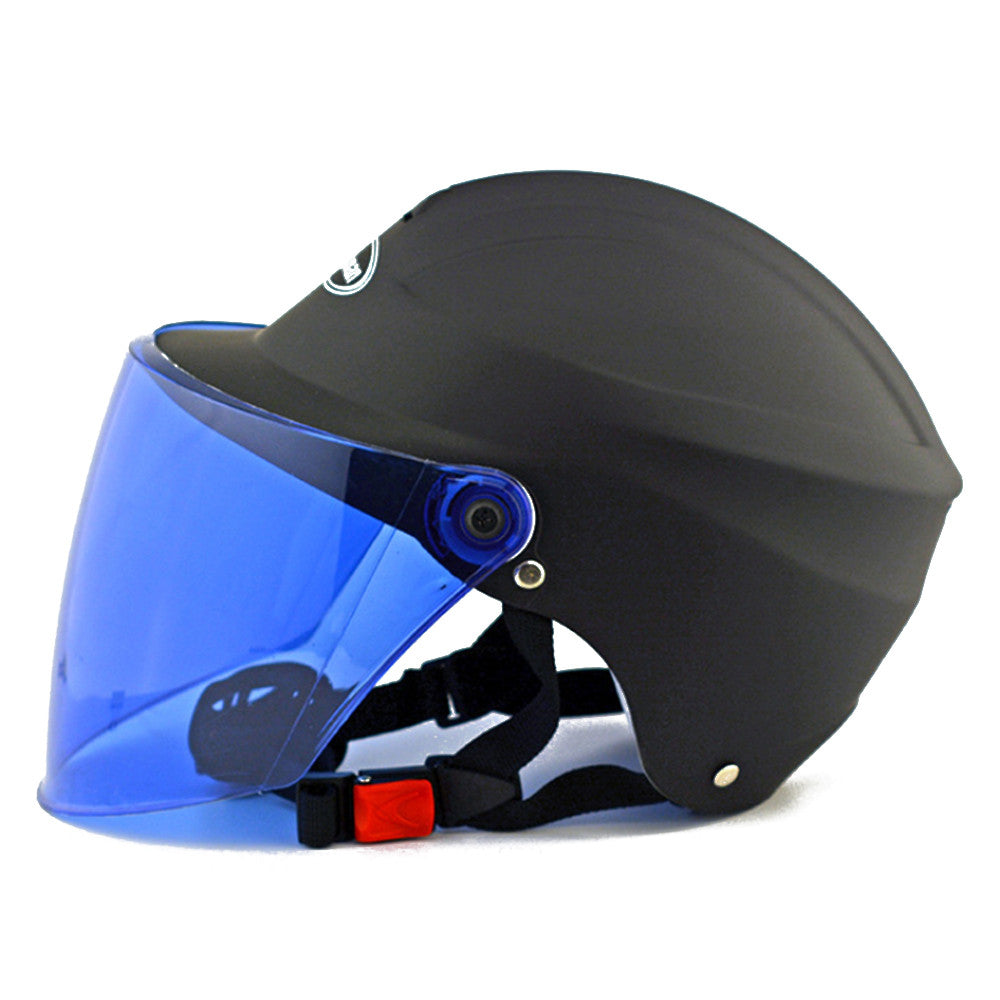 Motorcycle Motor Bike Scooter Safety Helmet 301   dull black - Mega Save Wholesale & Retail - 1