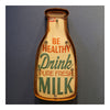 Milk Bottle Iron America LED Wall Hanging Decoration - Mega Save Wholesale & Retail - 1