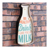 Milk Bottle Iron America LED Wall Hanging Decoration - Mega Save Wholesale & Retail - 2