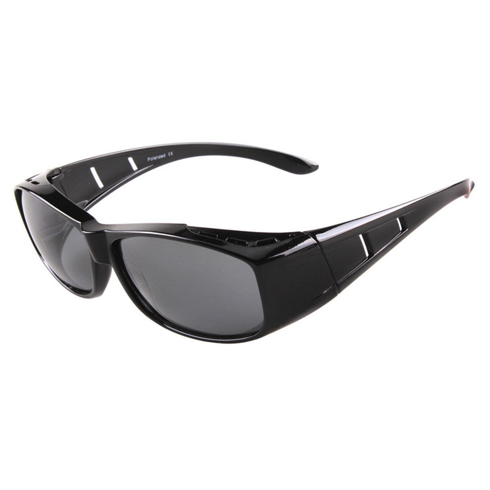 dy008 Man Sunglasses Sports Driving   black bright frame - Mega Save Wholesale & Retail - 1