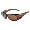 dy008 Man Sunglasses Sports Driving   tea color frame - Mega Save Wholesale & Retail - 1