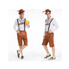 Suspender Pant Man Halloween cosplay Munich Beer Festival Man Attire Fat  M - Mega Save Wholesale & Retail - 3