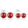 Wei Hua Genuine s925 silver stud earrings natural onyx earrings sterling silver earrings are not allergic to silver processing   6mm  RED - Mega Save Wholesale & Retail - 4