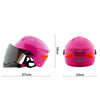 Motorcycle Motor Bike Scooter Safety Helmet 302   pink - Mega Save Wholesale & Retail - 3