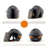 Motorcycle Motor Bike Scooter Safety Helmet 302   bright black - Mega Save Wholesale & Retail - 2