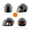 Motorcycle Motor Bike Scooter Safety Helmet 302   dull black - Mega Save Wholesale & Retail - 2