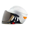 Motorcycle Motor Bike Scooter Safety Helmet 302   silver - Mega Save Wholesale & Retail - 1