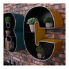 Letters Storage Rack Bar Cafes Iron Wall Hanging Deocration A - Mega Save Wholesale & Retail - 3