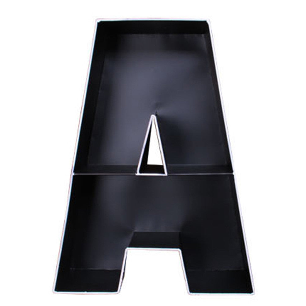 Letters Storage Rack Bar Cafes Iron Wall Hanging Deocration A - Mega Save Wholesale & Retail - 1