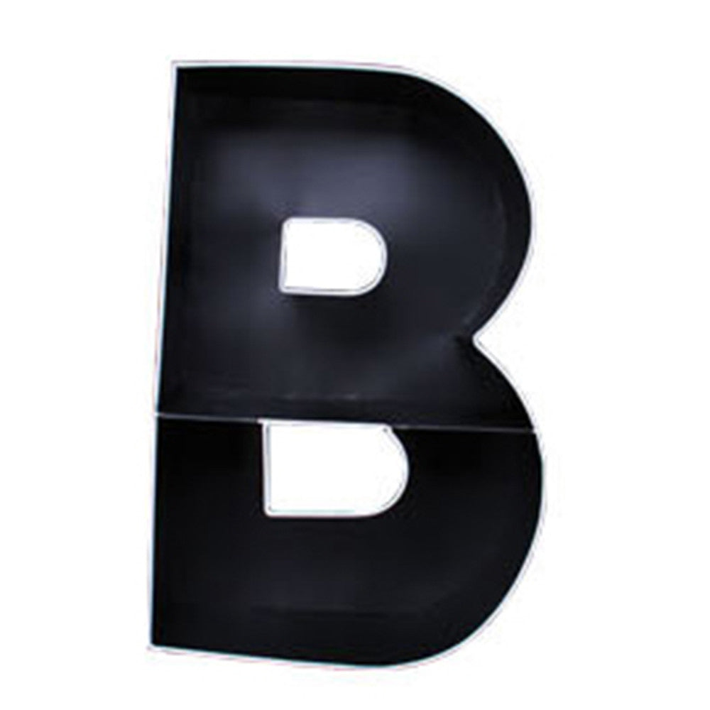 Letters Storage Rack Bar Cafes Iron Wall Hanging Deocration  B - Mega Save Wholesale & Retail - 1