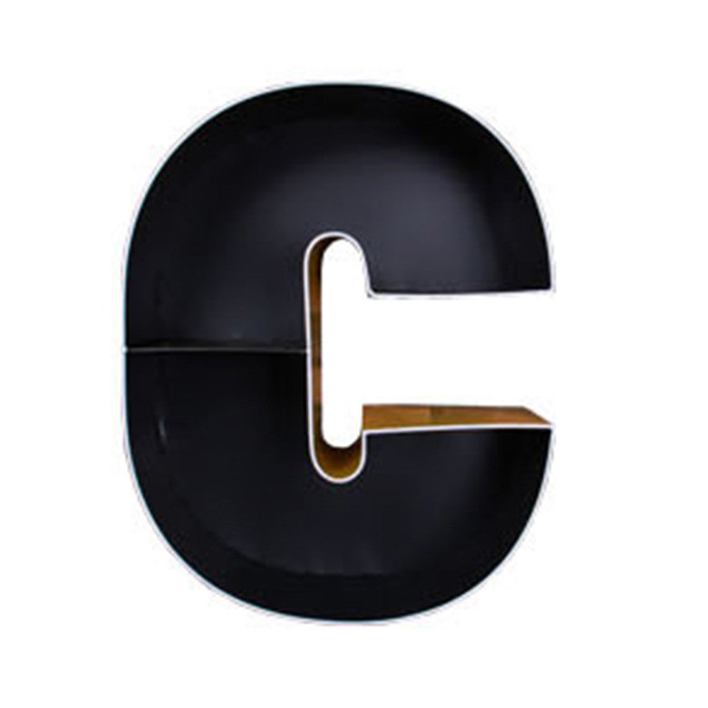 Letters Storage Rack Bar Cafes Iron Wall Hanging Deocration  C - Mega Save Wholesale & Retail - 1